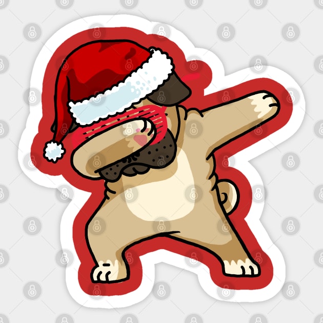 Pug dabbing shirt top